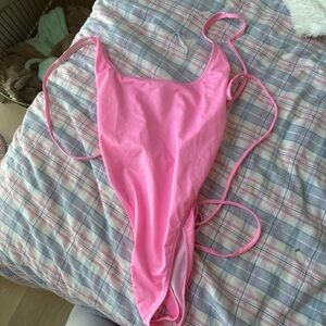 Heavy Manners Vibrant Pink Swimsuit